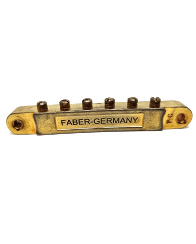Faber ABRH Brücke, Gold AGED Nylonreiter, Gibson Style (ABR-1)