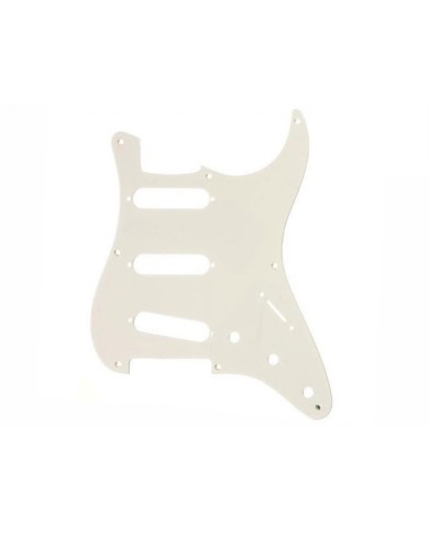 Schlagbrett Stratocaster US 8H 1-lagig Parchment Altweiß .060"