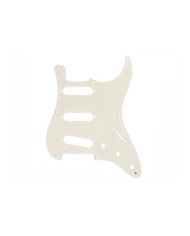Pickguard Stratocaster US 8H 1ply Parchment old White .060" 