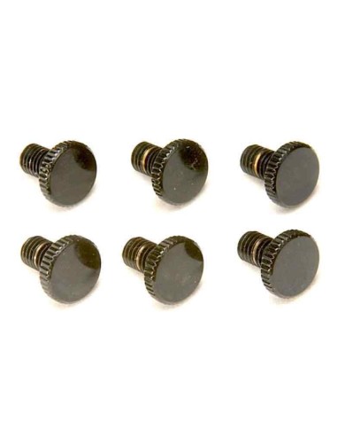 6 schwarze Feinstimmschrauben für Floyd Rose Vibrato