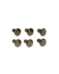 6 schwarze Feinstimmschrauben für Floyd Rose Vibrato