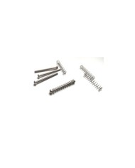 4 Nickel-Schrauben für Humbucker + Federn