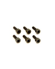 6 schwarze Saitenreiter-Höhenschrauben für Floyd Rose Vibrato