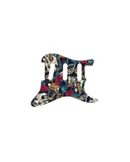Pickguard Vintage flash tatoo pour Fender Stratocaster 11 trous, 1964-present
