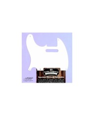 Lefty White pickguard Telecaster USA vintage 1ply 5 Holes Thin .060"