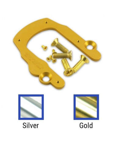 Vibramate V5 Adapter Gold, Les Paul Montage ohne Bohren für Bigsby B5