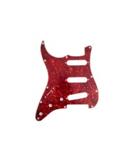 Pickguard Gaucher SSS Stratocaster Tortoise shell 2 ply 11 trous
