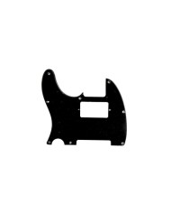 Linkshänder-Pickguard für Telecaster mit Humbucker im Vintage-Stil 1-lagig 8 Löcher Schwarz