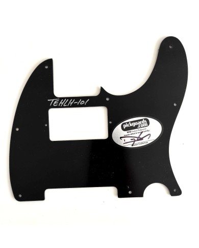 Linkshänder-Pickguard für Telecaster mit Humbucker im Vintage-Stil 1-lagig 8 Löcher Schwarz