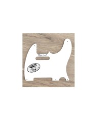 Schlagbrett Weiß LINKSHÄNDER dünn 060" Telecaster Vintage USA 1-lagig 5 Löcher