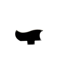 Black 3ply Lefty Half Face Pickguard for Gibson SG SG 1971-2018 or 1961 Reissue