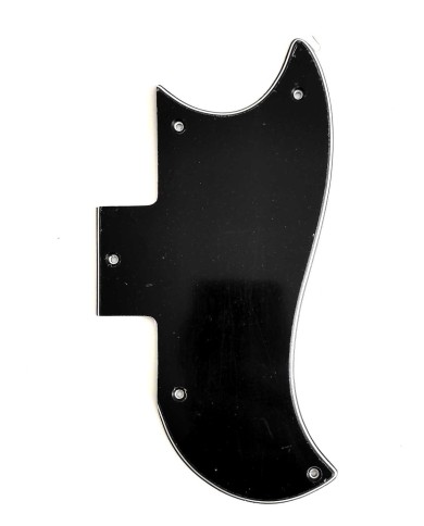 Schwarzes Half Face 3-lagiges SG-Schlagbrett für Gibson 1961-1970
