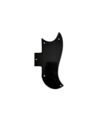 Black 3 ply Pickguard For Gibson 1961-1970 Half Face SG