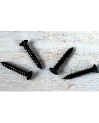 4 schwarze Tremolo-Bridge-Saitenhalter-Schrauben