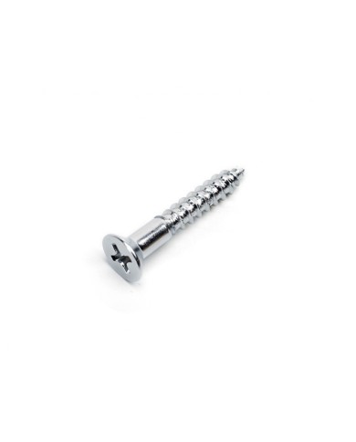 4 GOTOH Tele Bass Saitenhalter-Schrauben, Chrom, 3,8x25mm