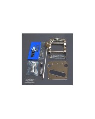 Duesenberg Tremola +WD B5 Conversion KIT: Bridge 6 Saddles + Pickup Plate Chrome