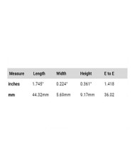 Graph Tech Tusq Akustik-Martin-Sattel 1 3/4" PQ-M644-00 geschlitzter Sattel 44.3mm