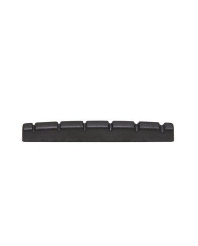 Graph Tech Black TusqXL PT-5042-00 Tele Strat geschlitzter Sattel, flach, kurz, 42 mm