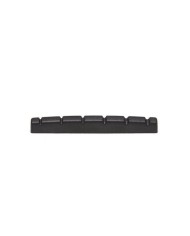 Graph Tech Black TusqXL PT-5042-00 Tele Strat geschlitzter Sattel, flach, kurz, 42 mm