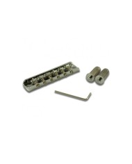 Tele-zu-Bigsby-B5/50-WD-Umrüstkit: Brücke mit 6 Saitenreitern + Pickup-Platte, Chrom