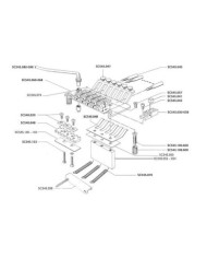 Chrome Anchor + Stud Set (2) for Floyd Rose® Tremolo
