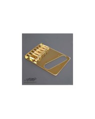 Telecaster Gotoh Steg mit Saitenhalter, 6 Messingreiter GTC201G