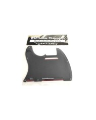 Schwarzes Linkshänder-Schlagbrett Telecaster Vintage USA, 1-lagig, 8 Löcher