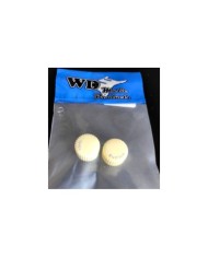 2 Harmony Cupcake cream Knobs Tone + Vol 1"x 5/8"