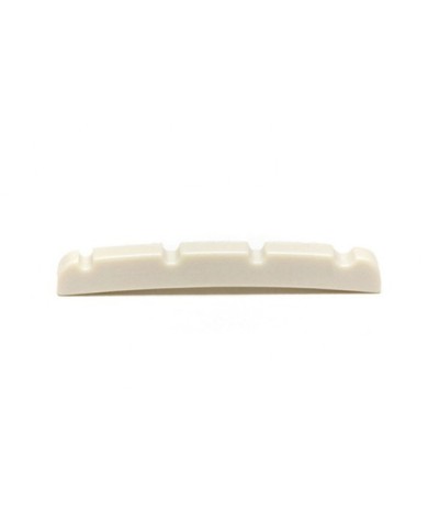 Graph Tech Tusq PQ-1214-00 Basssattel für Fender Jazz J-Bass, geschlitzter Tusq-Sattel