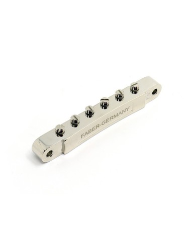 Faber ABRH Steg, Nickel, Messingreiter, Gibson-Stil (ABR-1)