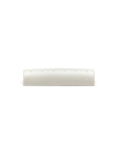 Graph Tech Tusq XL PQL-6060-L0 Sattel für linkshändige Epiphone, gekerbter Sattel, 43.8mm