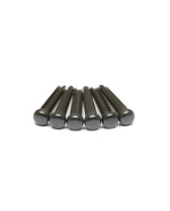 Set schwarze Tusq Traditional Bridge Pins 5.1mm (6 STK.) ohne Einlagen
