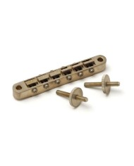 Gotoh Relic Tunomatic GE-104B Vintage Steg mit M4x0.7 Stegeinsätzen, Nickel Aged
