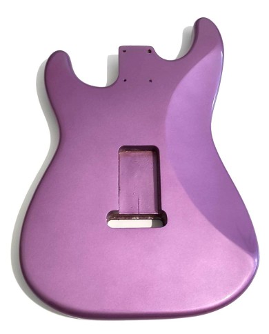 Corps en aulne 3 pièces Vernis style Stratocaster SSS, metalic Purple