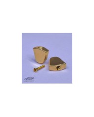 6 Tulpen-Metallknöpfe Gold für Grover-Mechaniken 3+3