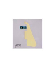 Plaque Pickguard pour guitare Epiphone Les Paul cream 1Ply Humbucker WD ELP-206