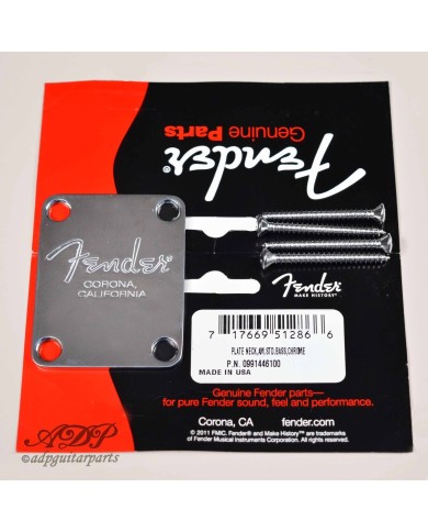 Fender Corona California Halsplatte ohne No Tilt Bohrung, Chrom 0991446100