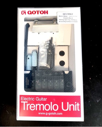 Schwarzes Floyd Rose Tremolo von Gotoh. GE1996T