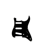 Pickguard Noir/Blanc/Noir 3 ply 8 trous pour Stratocaster style 57-62's
