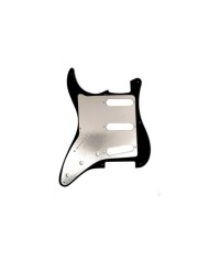 Pickguard Noir/Blanc/Noir 3 ply 8 trous pour Stratocaster style 57-62's