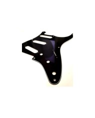 Pickguard Noir/Blanc/Noir 3 ply 8 trous pour Stratocaster style 57-62's