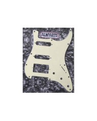 Schlagbrett Stratocaster SSH USA 3-lagig 11 Löcher Parchment 090"