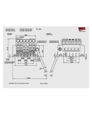 Schaller Floyd Rose Black Tremolo, Nut R3 Bloc 37