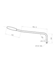 US Vibratoarm 4,8mm Aged Relic mit Old White Knopf