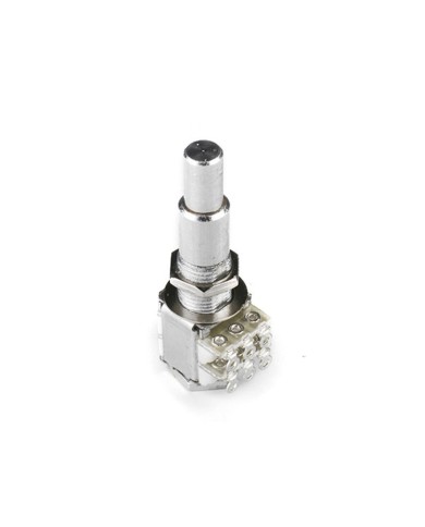 Doppelpotentiometer 2x500K Audio Metric Solid Shaft Concentric taper Pot EP4486