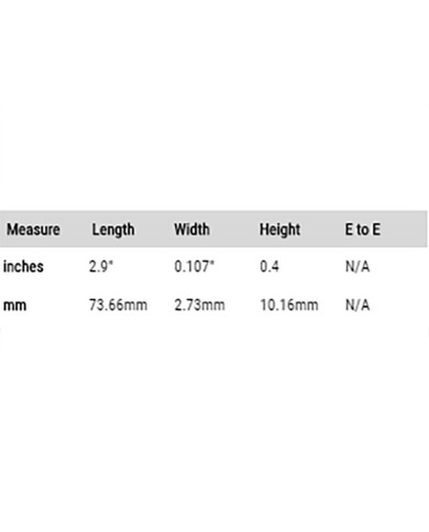 Graph Tech Nubone LC-9110 kompensierte Martin-Stegstegeinlage 3/32"