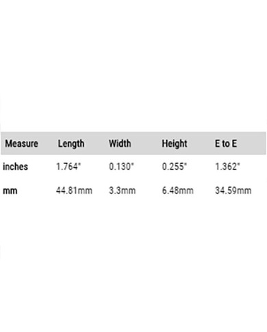 Graph Tech Tusq PQ-5010-00 Fender Flat Bottom 44,8mm geschlitzter Sattel