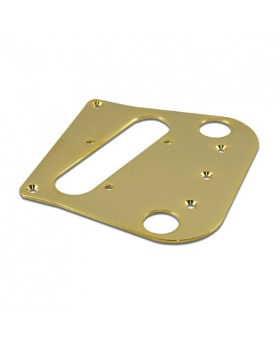Tele Bigsby B5/50 Conversion Bridge-Pickup-Platte Gold für Telecaster WD BIGSPLGM