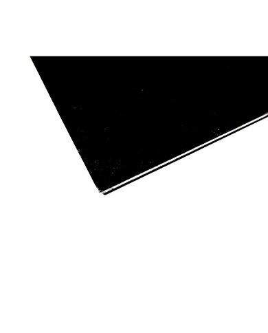 Blankes schwarzes Pickguard-Material, 3-lagig, 29x23,5cm .090"-2,29mm