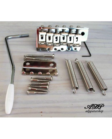 Linkshänder Stratocaster Tremolo Vintage Gotoh, Nickel, Stahlblock GE101TS